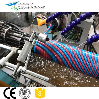 China Hot Sale Plastic PIPE PVC Helix Spiral Reinforcing Soft Pipe Production Line/PVC Reinforced Suction Pipe Making Machine for sale