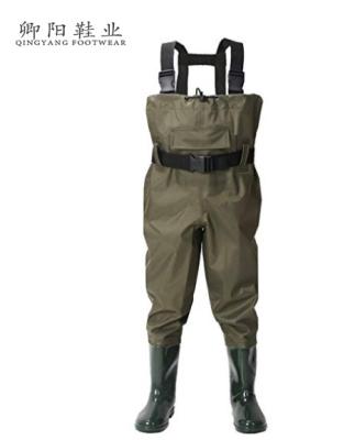 China Manufacturer Factory High Quality Kids Waterproof Kids Waterproof Chest Nylon Fishing Waders for sale