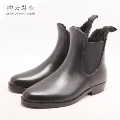 China Slush PVC factory mamufactuctor kids women men fashion slush PVC waterproof riding boots for sale