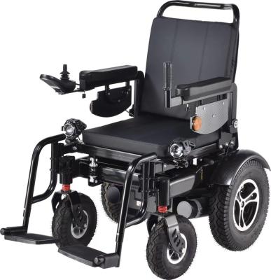 China 10'' front & 16'' rear wheel Heavy duty electric wheelchair with carbon steel frame for sale