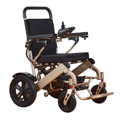 China 2022 hot selling products of portable folding power supply remote control electric wheelchair for the disabled for sale