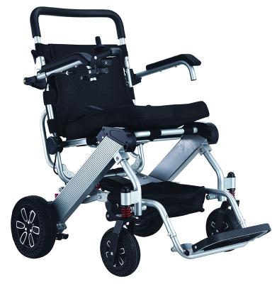 China quality luxury alloy aluminium lightweight Electric Wheelchair foldable for the disabled for sale