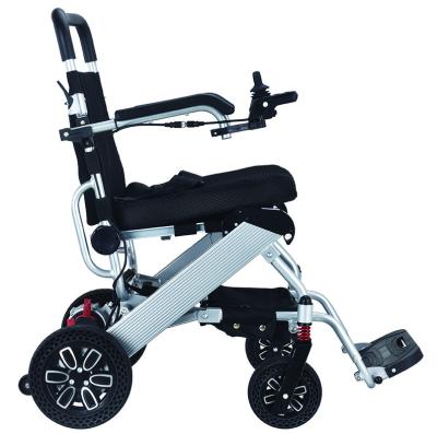 China Yohha New foldable electric wheelchair aluminum lightweight power wheel chair with lithium battery for sale