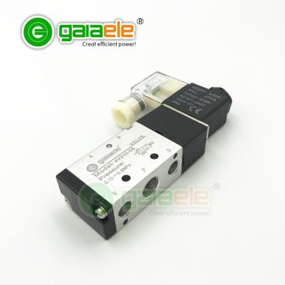 China Construction PNEUMATIC VALVE AIR SOLONEOID 4V210-08 gouache gaiaele stores material G1/4 silver