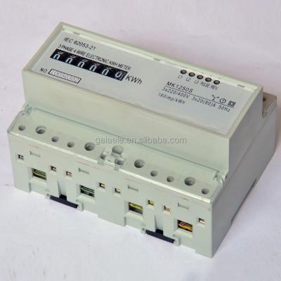 China Three Phase DIN Rail Electrical Active Energy Meter (Register Display) GM021 for sale