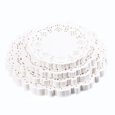 China Hot Viable Turned Square or Oval Doily Rectangular Paper Doyley Steps All White Doilies Paper Doilies with All Sizes for sale