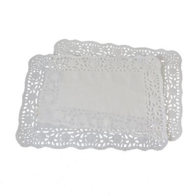 China Sustainable High Quality Rectangular Paper Doily Doyley Inches All White Doilies Paper Doilies With All Sizes for sale