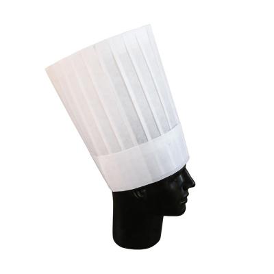 China Excellent Quality Low Price Factory Price Eco-Friendly Non-woven Fabric Chef Cap Chef Hat Kitchen Supplies White Disposable Hat For Cooking for sale