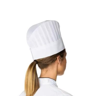 China High Quality White Inductry Hot Sale Round Lid 60g Kitchen Restaurant Special Nonwoven Chef Hat Wholesale/Factory Direct Sale Cooking Hat for sale