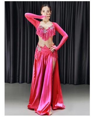 China New Professional Sets QC3132 Wuchieal Tassel Belly Dance Costumes for sale