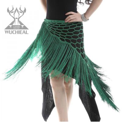 China Cheap Hip Scarf Wuchieal Crochet Belly Dance Hip Scarf With Long Tassels On Sale (YL129-1) for sale