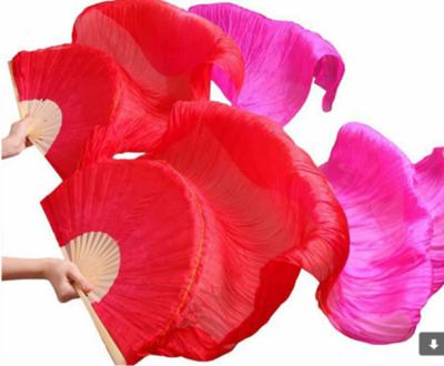 China Fan Veil Mix Colors Adults Or Kids Size Belly Dance Silk Fan Veil For Stage Performance OEM Service Acceptable for sale