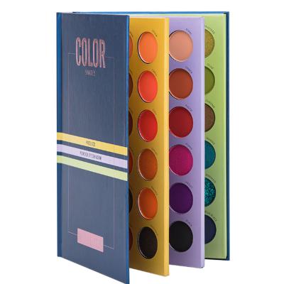 China 72 Color Cosmetic Matte Eyeshadow Book Waterproof Makeup, Shimmer Eyeshadow Palette Set for sale