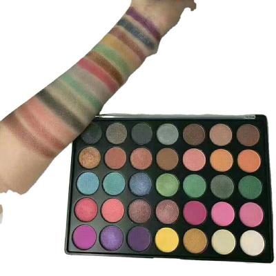 China Waterproof Makeup Matte Eyeshadow Palette 35 Color Eyeshadow Cosmetic Set for sale