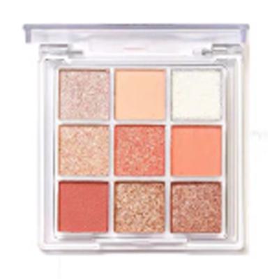 China Waterproof Wholesale 9 Color New High Eyeshadow Makeup Cosmetics Pigment Palette Set for sale