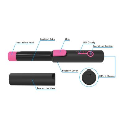 China 2020 Ceramic Curling Iron Cordless Rechargeable Model PCI0083 New Style for sale