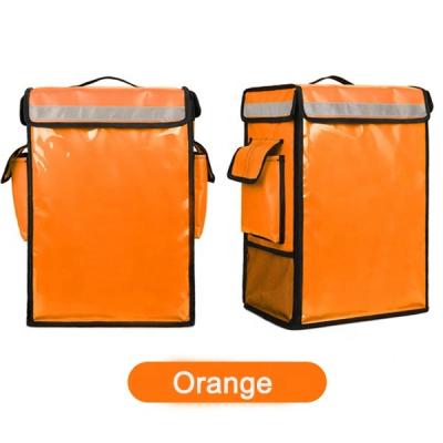 China Waterproof Cooler Backpack Motorcycle Logo Bike Waterproof Food Insulated Thermal Delivery Bags for sale