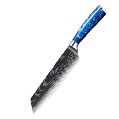 China Viable 7 Inch Chef Knife High Carbon Steel Kiritsuke Knife For Home Kitchen for sale