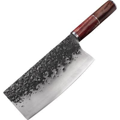 China Viable Forged Chopper Knife Japanese Cleaver Slaughter Chef Knife for Boning Meat Handmade Serbian Chopper Knife for sale