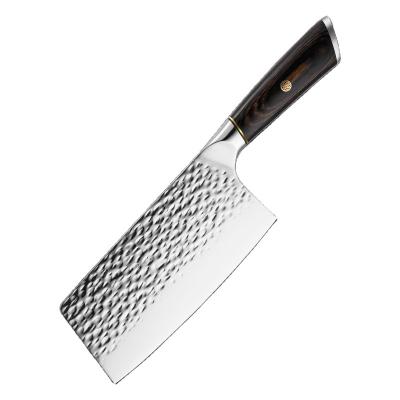 China Viable Drop Shipping 7 Inch Chinese Vegetable Knife With Micata 7Cr17 Handle Kitchen Butcher Knife German Steel Chef Knife for sale