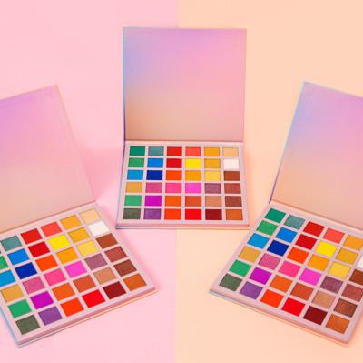 China Professional 36 Colors Waterproof Waterproof Eyeshadow Wholesale Private Label Eyeshadow Highly Pigmented Eyeshadow Palette Free Sample for sale