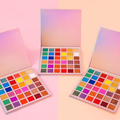 China New Product Waterproof Custom Logo 36 Colors Waterproof Eyeshadow Cosmetics Private Label Eyeshadow Palette Free Sample for sale