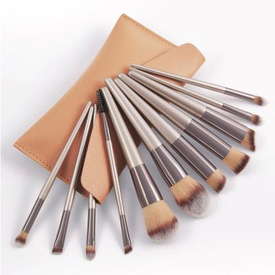 China Good Quality Super Soft Factory Directly Most Popular Customized Blending Brushes Hand Crafted Makeup Brush Private Custom Logo for sale