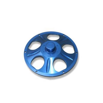 China Precision Aluminum Customized CNC Machining Blue Anodized Aluminum Car Spare Parts for sale