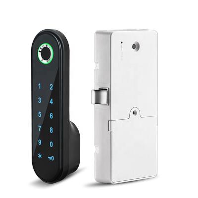 China Hotel Apartments Office Tediton Fingerprint Password Drawer Lock Smart Home Cabinet Lock for sale