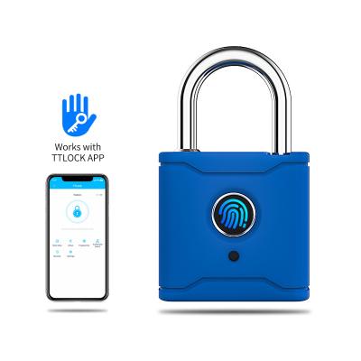 China Tediton Security Combination Fingerprint Padlock With Key Ttlock App 20 Pieces for sale