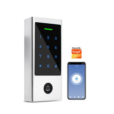 China Tediton Smart Access Control System Keypad Tuya Wifi ip68 Doorbell Access Control Waterproof 1000 Keypad for sale