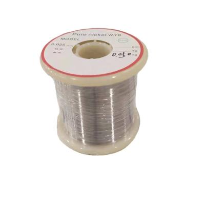 China High Temperature Corrosion Resistant Netting 0025 Mm Ni200 Pure Nickel Wire for sale