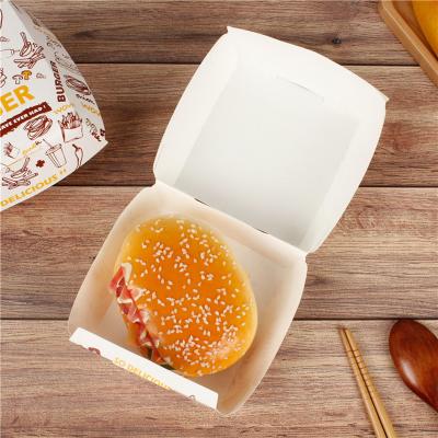 China Fried Chicken Paper Packaging Box Exquisite Recycled Biodegradable Take Out Container Food Box Packaging Paper Lunch Box for sale