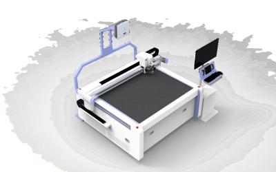 China 220V - 380V automatische Stoffschneidemaschine 11KW computergesteuerte Stoffschneidemaschine für Textilien zu verkaufen