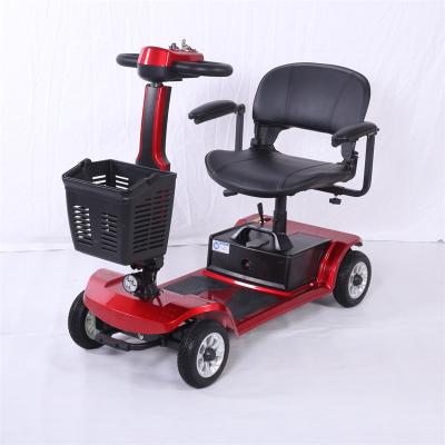 China 4 Wheel Handicap Disabled Folding Mobility Unisex Elderly Electric Foldable Scooters for sale