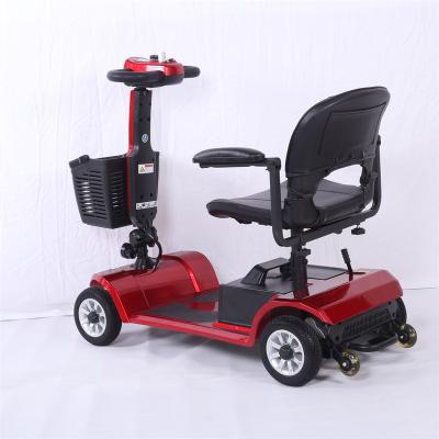 China Unisex Electric Mobility Scooter Disabled Folding Disabled Folding Mobility Scooter 4 Wheel Handicap Adult Folding Car for sale