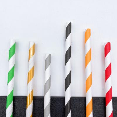 China 200pcs Food Grade 8mm Drinking Straw Eco Friendly Paper Disposable Durable Tasteless Biodegradable Creative Non-toxic Disposable Colors for sale