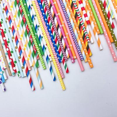 China Customized Drinking Straws Durable Eco-friendly Hot Selling Disposable 6-8mm Colors Paper 5000pcs Amazon Amazon Biodegradable Drinking Straws for sale