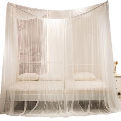 China Round Bed Net Canopy for Home 100% Polyester Fabric 	Rectangular Mosquito Net for sale