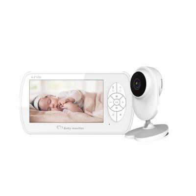 China Factory Wholesale New Music Player 4.3 inch 1080P 2.0Mp Baby Monitor Style Baby Sleep Monitor Camera with Built-in Activation Lullabies for sale