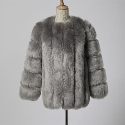 China 2020 Warm Fur Coat Winter Anti-Shrink Furs Fashions Women Winter Coat Faux Fox Fur Jackets Clothing for sale