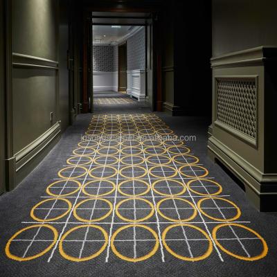 China Jacquard Machine Woven Axminster Hallway Carpet, Hotel Carpet for sale