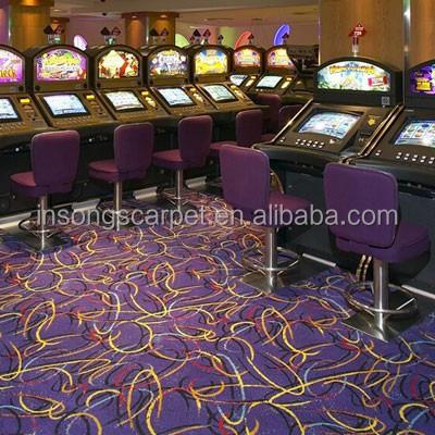 China Nylon Printing Jacquard Carpet Factory, Gaming Room Carpet, Luxury Casino Carpet for sale