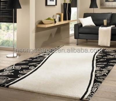 China High Quality Hand Washable 100%Wool Tufted Rug Shape And Size Can Be Customized for sale