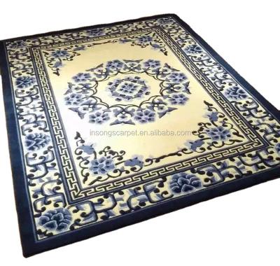 China Factory Production Customized Washable Living Room Woolen Hand Tufted Custom Design Rug Cover for sale