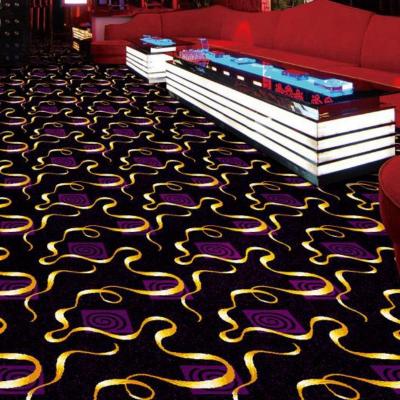 China Beautiful modern hotel decorative carpet, high quality wall to wall cinema carpet for sale