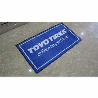 China Washable logo and pattern can be customized Personalized Door Mat Non-Slip Mats for sale