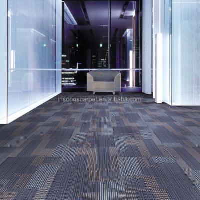 China Simple High Quality Modular Office Carpet Tiles 50x50 for sale