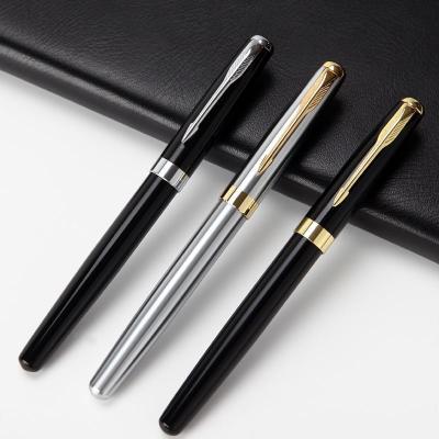 China Stainless Steel Signature Neutral Pen Business Metal Roller Pen 0.7mm for sale