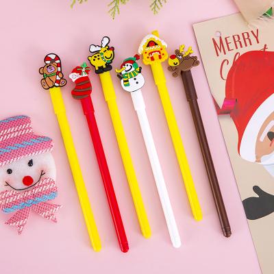 China Série de Natal Neutral Pen 0.5mm Black Water baseado em Cartoon Gift Gel Pen à venda